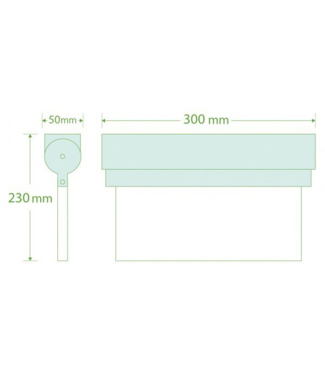 LED Notfall Leuchte 2w, 240 Lumen, schwenkbar, Anbaumontage, mit Pfeilspitzenanzeige, 3 Jahre Garantie