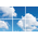 Fotodruckbild Wolken 180x120cm für 6x 60x60cm Led-Paneel