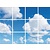 Fotoprint afbeelding Wolken 180x240cm voor 12x 60x60cm led paneel