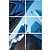 Fotoprint afbeelding Wolkenkrabber 180x120cm voor 6x 60x60cm led paneel