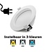 Led Downlighter 18w, 1800 Lumen, 3 Kleuren, gatmaat Ø145mm, Stekkerklaar, 3 Jaar Garantie