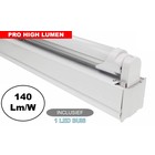 Complete LED TL Montagebalk 120cm, 20W, ±3000LM (Pro High Lumen), IP20, Incl. 1x led buis, 3 Jaar garantie