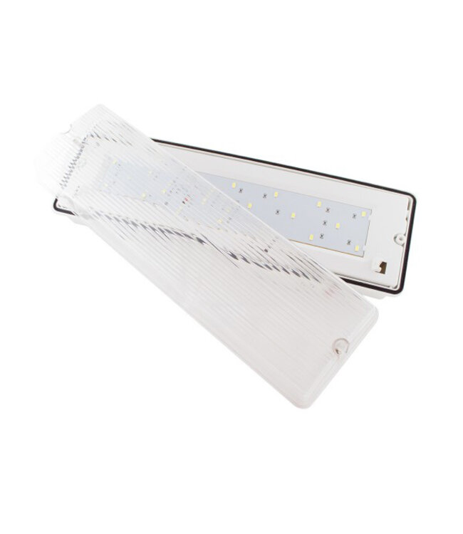 LED Notfall Aufbauleuchte 6,5 W, 420 Lumen, IP65, mit Pfeilanzeige, 3 Jahre Garantie