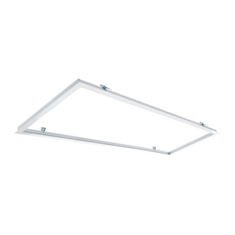 Einbaurahmen für 30x120cm Led-Tafeln, weiß