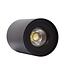 Opbouwarmatuur Rond Ø80x110 mm, Zwart, (1x GU10 spot)