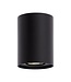 Opbouwarmatuur Rond Ø80x110 mm, Zwart, (1x GU10 spot)