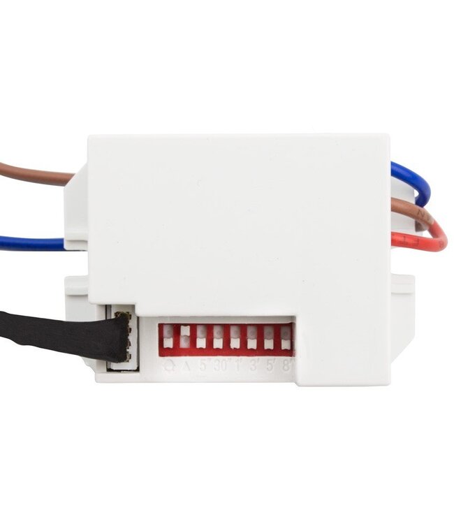 Inbouw Mini Bewegingsmelder 360 graden, Max. 800w, IP20, 2 Jaar Garantie