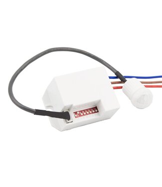 Eingebauter Mini-Bewegungsmelder 360 Grad, max. 800 W, IP20, 2 Jahre Garantie