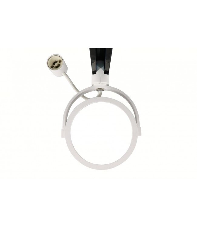 3 Phasen Schienenleuchte AR111 mit GU10-Armatur, weißes Gehäuse