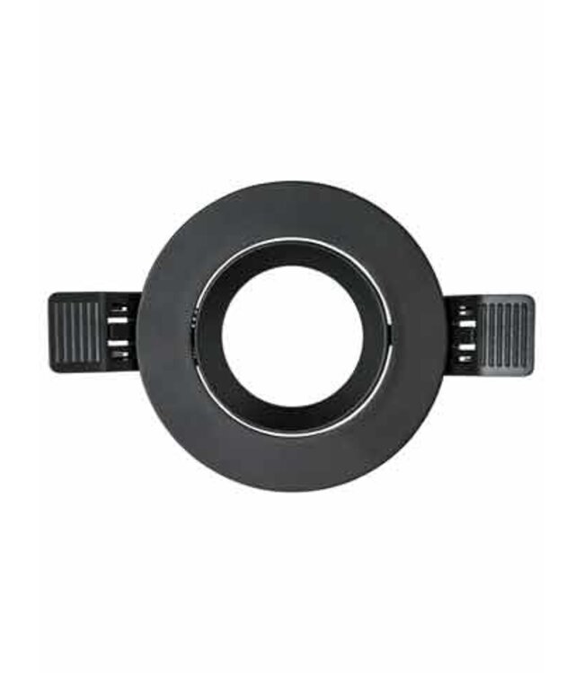 Led Spot Fixture Mattschwarz, Vertieft, schwenkbar, IP20