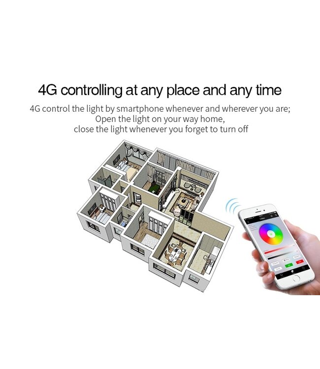 MiBoxer E27 9w RGB + CCT, Wifi/RF, 850 Lumen, 2 Jaar Garantie