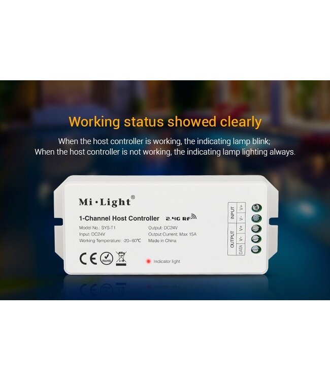 MiBoxer 1 Channel host controller 24v