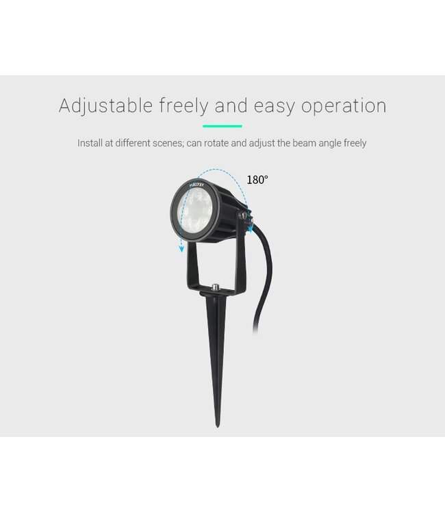 MiBoxer LED Bodenfleck 6w, RGB+CCT Wifi/RF, 420 Lumen, IP66, 230v, 2 Jahre Garantie