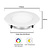 MiBoxer LED Downlighter 6w RGB + CCT, Wifi/RF, 550 Lumen, Gatmaat 95mm, 2 Jaar Garantie