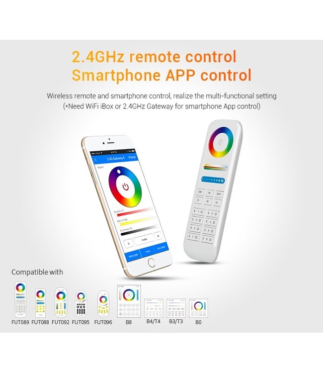 Led-Panel 30x30cm, 20w, RGB+CCT, 2 Jahre Garantie