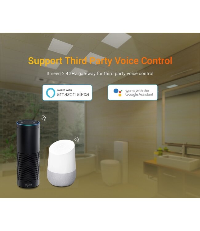 Led Paneel 30x30cm, 20w, RGB+CCT, 2 Jaar Garantie