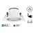 CCT Reflector Led Downlighter 10w, 850-1000 Lumen, gatmaat Ø90mm, UGR19, Stekkerklaar, 3 Jaar Garantie