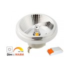 G53 AR111 LED Spot 12w, 780 Lumen, Dim To Warm, 45°, inkl. Led-Driver, dimmbar, weiße Leuchte, 2 Jahre Garantie