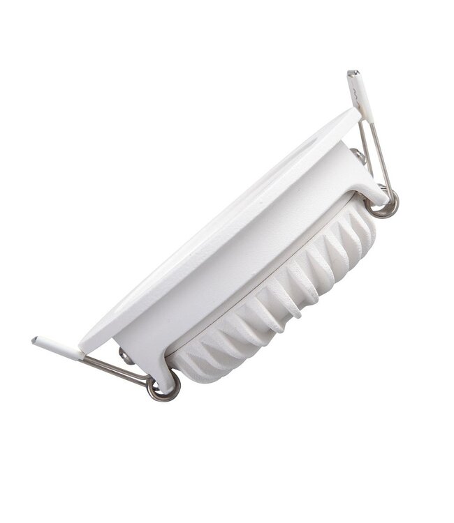 LED-Einbaustrahler 5w Flat, 450 Lumen, Dim To Warm, schwenkbar, IP44, dimmbar, CRI90, weiße Leuchte, Lochgröße 72mm, 2 Jahre Garantie