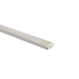 Infrees Aluminium Led Strip-Profil komplett mit klarer Abdeckung, geeignet für 8/10/12mm Led-Streifen, Länge: 1 Meter