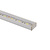 Aluminium-LED-Streifenprofil komplett mit matter Abdeckung, geeignet für 8/10/12-mm-LED-Streifen, Länge: 1 Meter