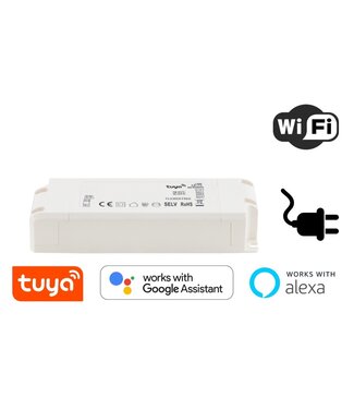 Tuya Wifi dimmbarer LED-Driver Max: 40w, Ausgang: 25-42V, 1000mA, Plug-and-Play, funktioniert mit Google, Alexa, Tuya App, 3 Jahre Garantie