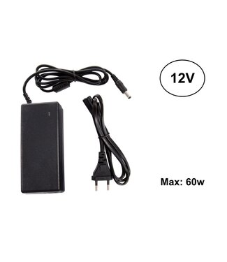 Led Strip Netzteil 12V/72W/6A, Max: 60w, Steckerfertig, 2 Jahre Garantie