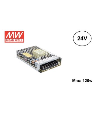 MeanWell Led Strip Netzteil 24V/150W/6A, Max: 120w, 2 Jahre Garantie