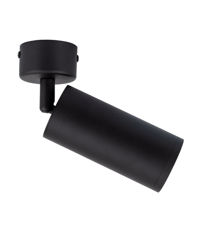 Oberflächenmontierte Led Spot Leuchte mit GU10 Fitting mit langem Rohr, schwarzes Gehäuse