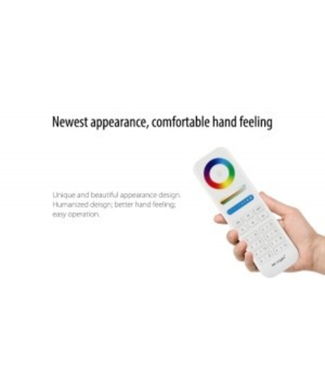 MiBoxer-Fernbedienung RGB+CCT, 8-Zonen