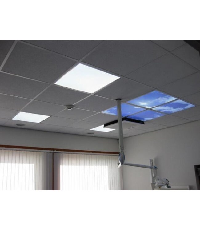 Fotoprint afbeelding Wolken 60x180cm voor 3x 60x60cm led paneel