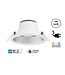 CCT Reflector Led Downlighter 15w, 1300-1500 Lumen, gatmaat Ø195mm, UGR19, Stekkerklaar, 3 Jaar Garantie