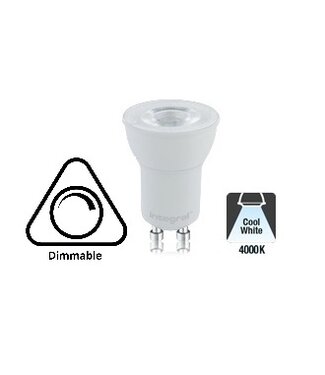 GU10 35MM 3,6w, 290 Lumen, 4000K Neutrales Weiß, dimmbar, 2 Jahre Garantie