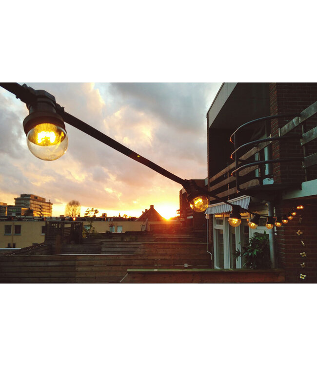 E27 0,7w Glühbirnenlampe, 30 Lumen, transparente Haube, 2000K Flamme