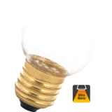 E27 1w Glühbirnenlampe, 30 Lumen, transparente Haube, 2000K Flamme