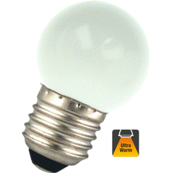 E27 1,5w Glühbirnenlampe, 90 Lumen, Matthaube, 2650K Warmweiß