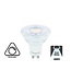 GU10 5,6w, 450 Lumen, 4000K Neutraal Wit, Glas, Dimbaar 2 Jaar Garantie