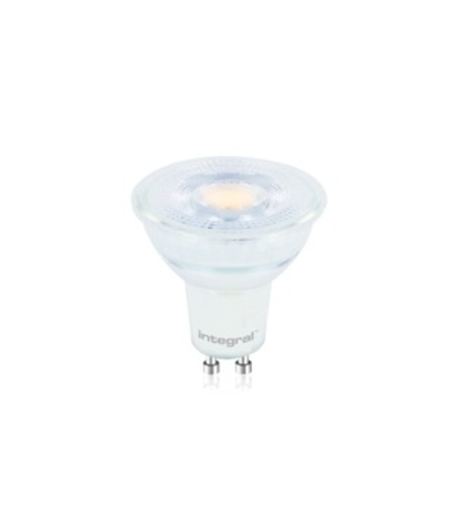 GU10 5,6w, 450 Lumen, 6500K Daglicht Wit, Glas, Dimbaar 2 Jaar Garantie