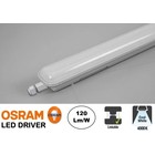 Led Tri Proof 123cm, 36w, 4320 Lumen (120lm/w), 4000K Neutraal Wit, Koppelbaar, Osram LED Driver, IP65, 3 jaar garantie