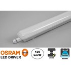 LED Tri Proof 123cm, 36w, 4320 Lumen (120lm/w), 6000K Tageslichtweiß, anschließbar, Osram LED-Driver, IP65, 3 Jahre Garantie