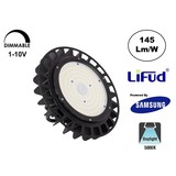 Samsung High Bay Led Ufo 150w, 21750 Lumen, 5000K Puur Wit, IP65, Lifud Driver, Dimbaar, 5 Jaar Garantie