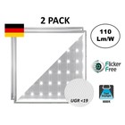 2 Pack - Backlite Led Paneel 62x62 cm, 40w, 4400 Lumen, 6000K Daglicht Wit, UGR<19, Flikkervrij, 3 Jaar Garantie