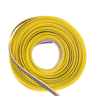 Led Strip Snoer 6 Aderig (ZRGBWG). Prijs per Meter