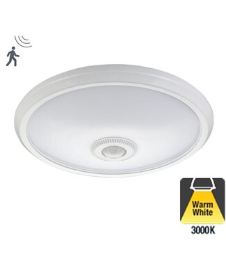 Led Plafonnière 8w, 680 Lumen, 3000K Warm Wit, IP20, Met bewegingssensor, 2 Jaar Garantie