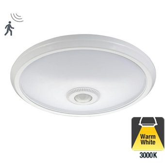 Led-Deckenleuchte 8w, 680 Lumen, 3000K Warmweiß, IP20, mit Bewegungssensor, 2 Jahre Garantie