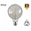 E27 Led-Lampe 4w Edison, Globe 95, 2200K Flamme, 180 Lumen, dimmbar, Klarglas, 2 Jahre Garantie