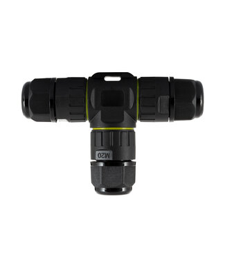 Wasserdichter Kabelstecker T (3 Ausgänge), IP68, Leiterquerschnitt: 0,5-2,5 mm².