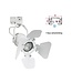 1 Fase Rail armatuur SpotLight met GU10 Fitting, Witkleurige behuizing