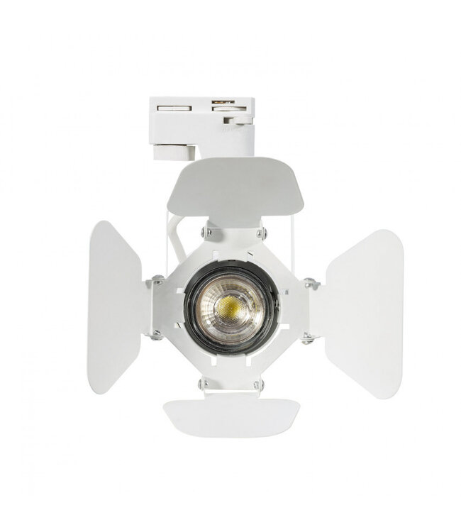 3-Phasen Rail SpotLight mit GU10-Sockel, weißes Gehäuse