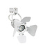3 Fase Rail armatuur SpotLight met GU10 Fitting, Witkleurige behuizing